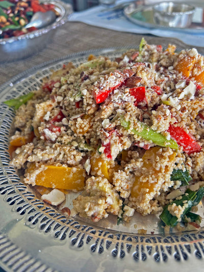 Millet + Roasted Vegetable Tahini Salad