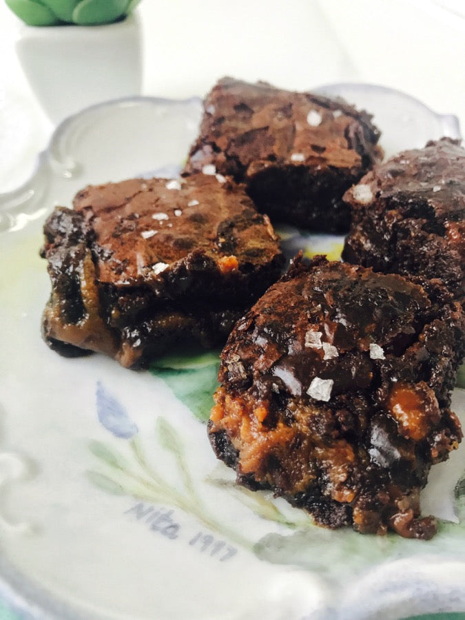 Sea Salt Caramel Brownies